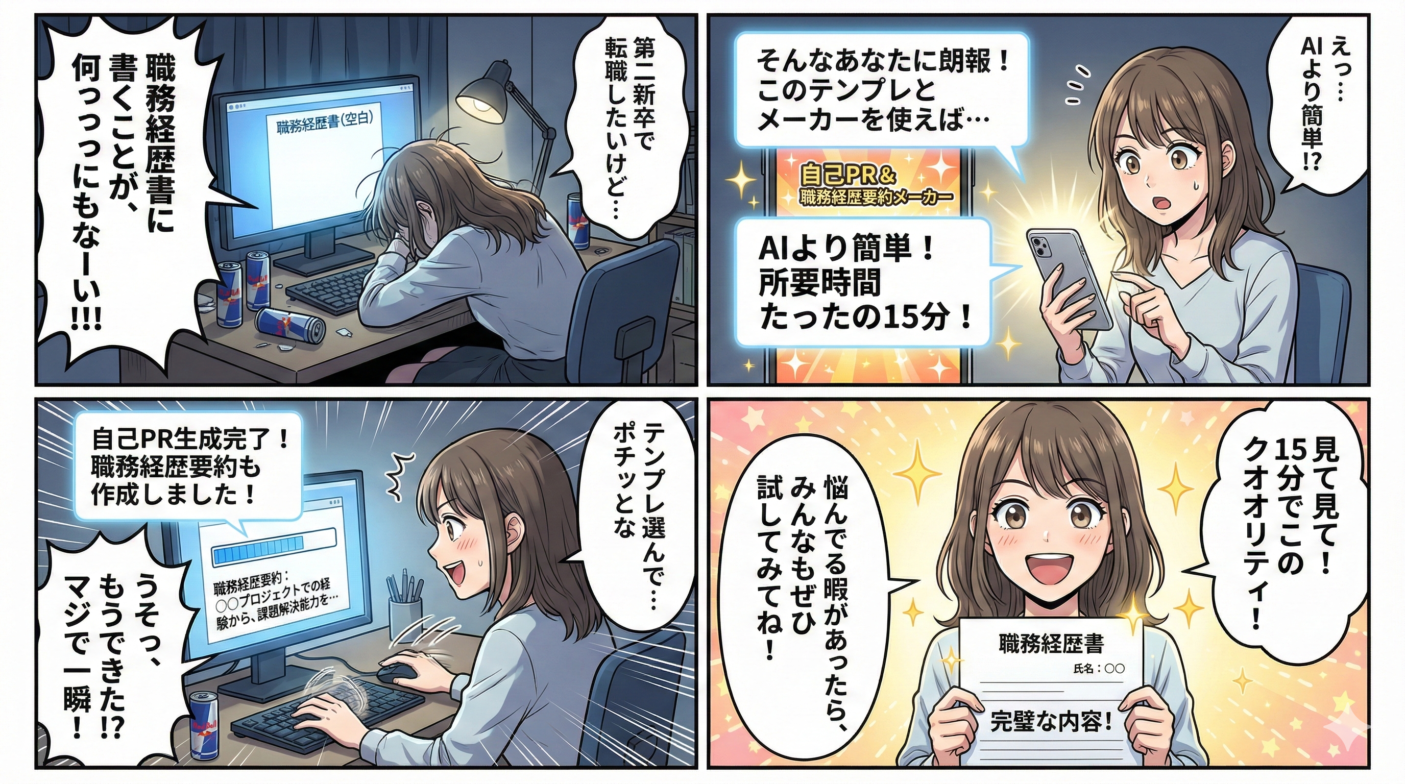 第二新卒の職務経歴書の書き方！書くことがなくても大丈夫◎AIより簡単に作れる例文テンプレート