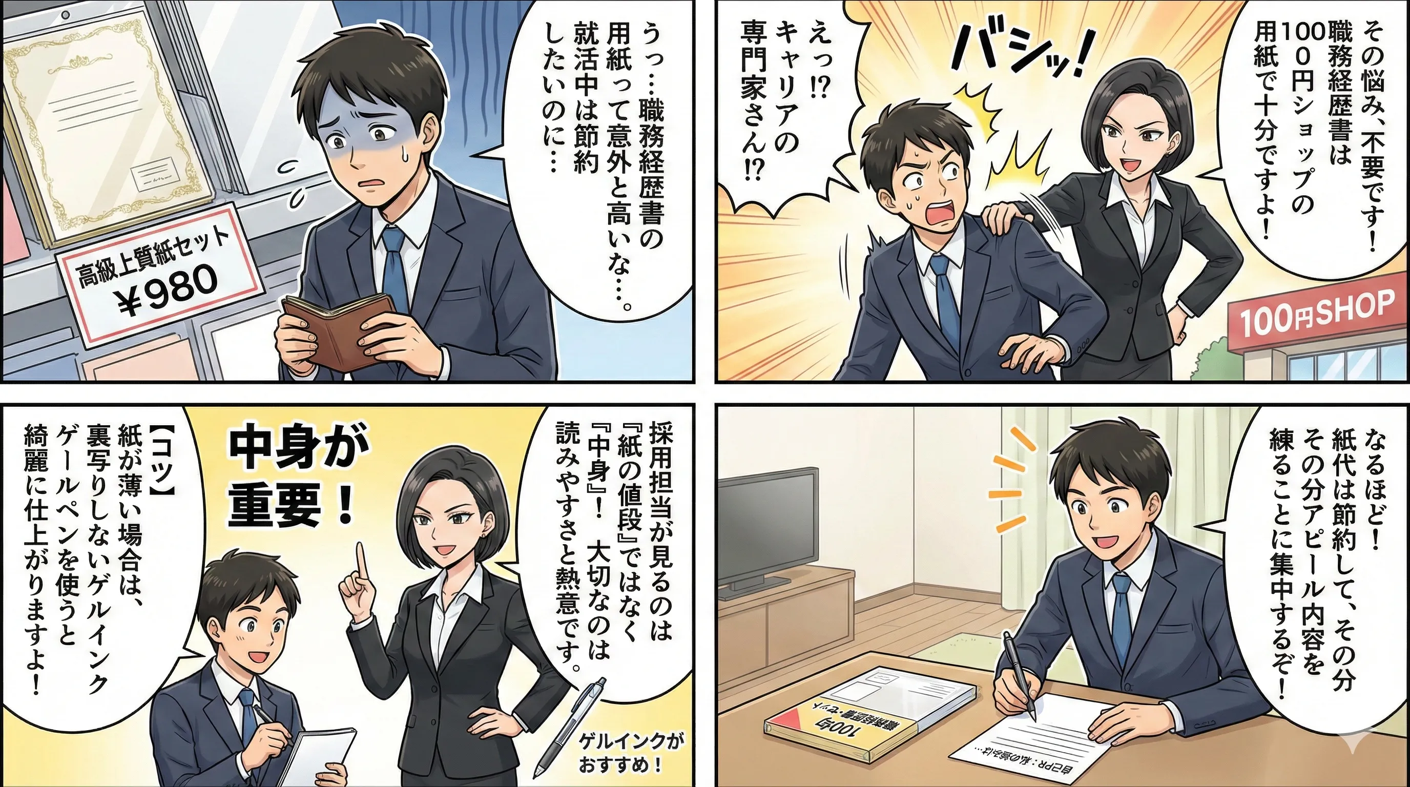 職務経歴書は100均でも大丈夫？未経験・異業種転職を成功させる作成術