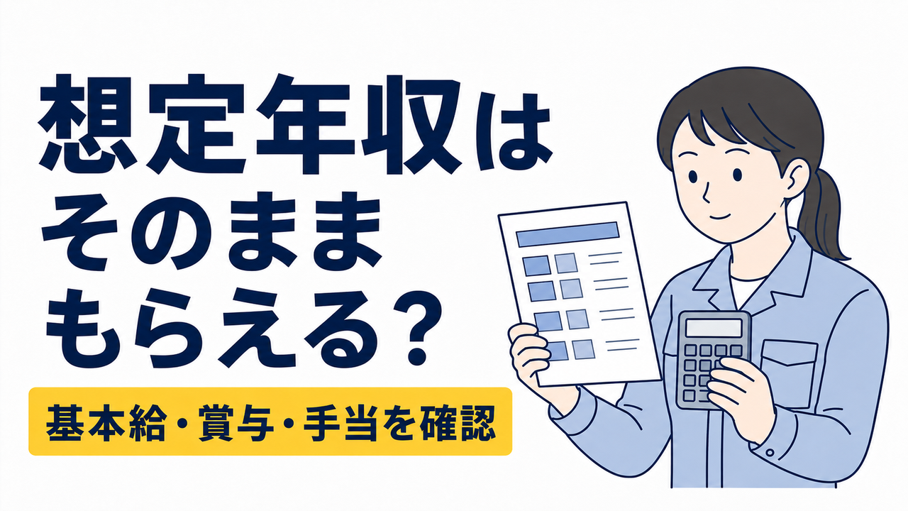 想定年収とは？実際にもらえる年収との違いを解説