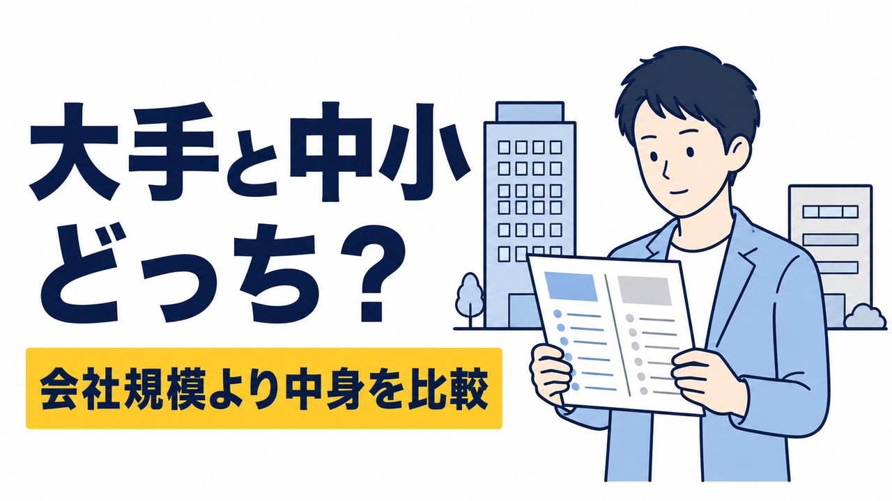 大手企業と中小企業はどっちがおすすめ？転職先として徹底比較