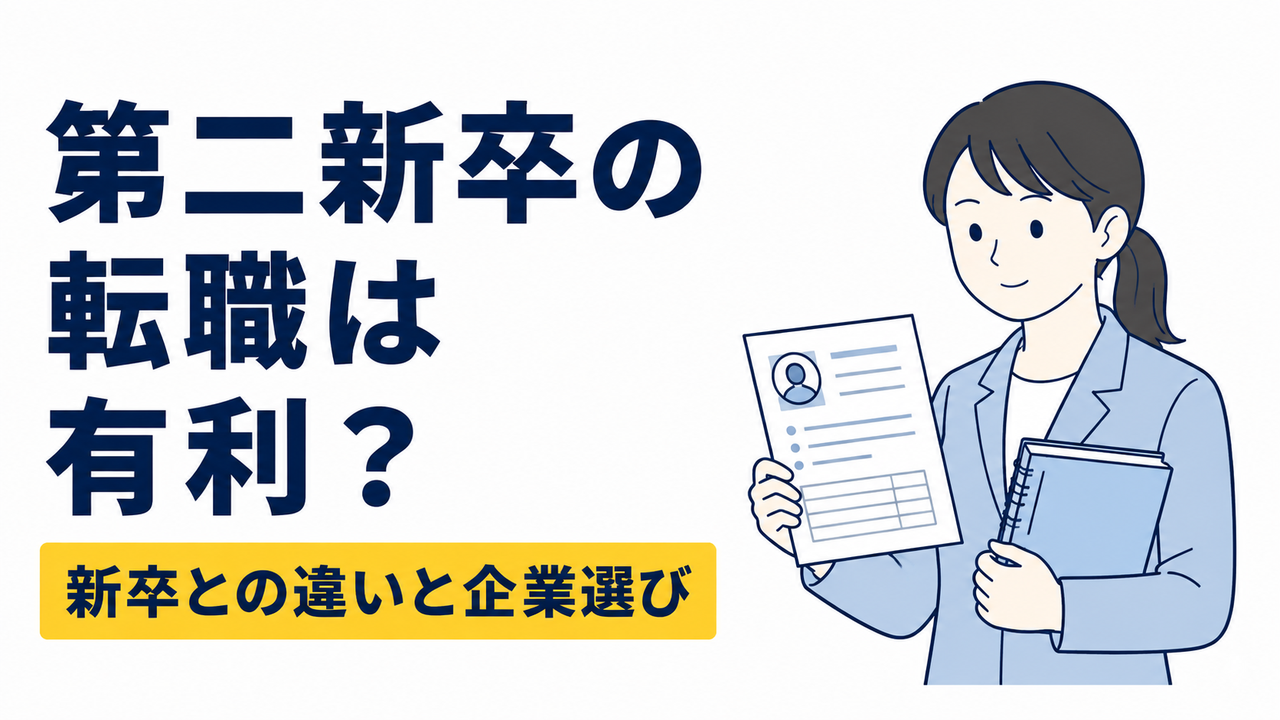 第二新卒の転職は有利？新卒との違いと企業選びのポイント