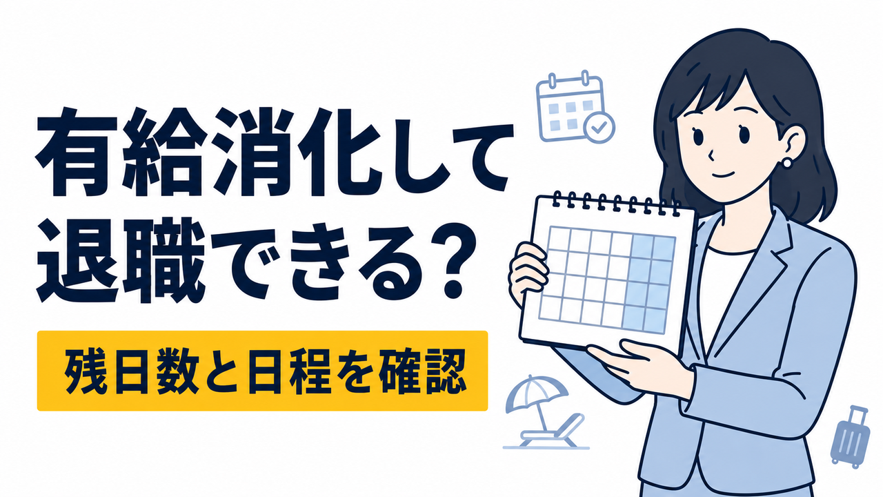 有給消化してから退職できる？転職前に知っておきたいポイント